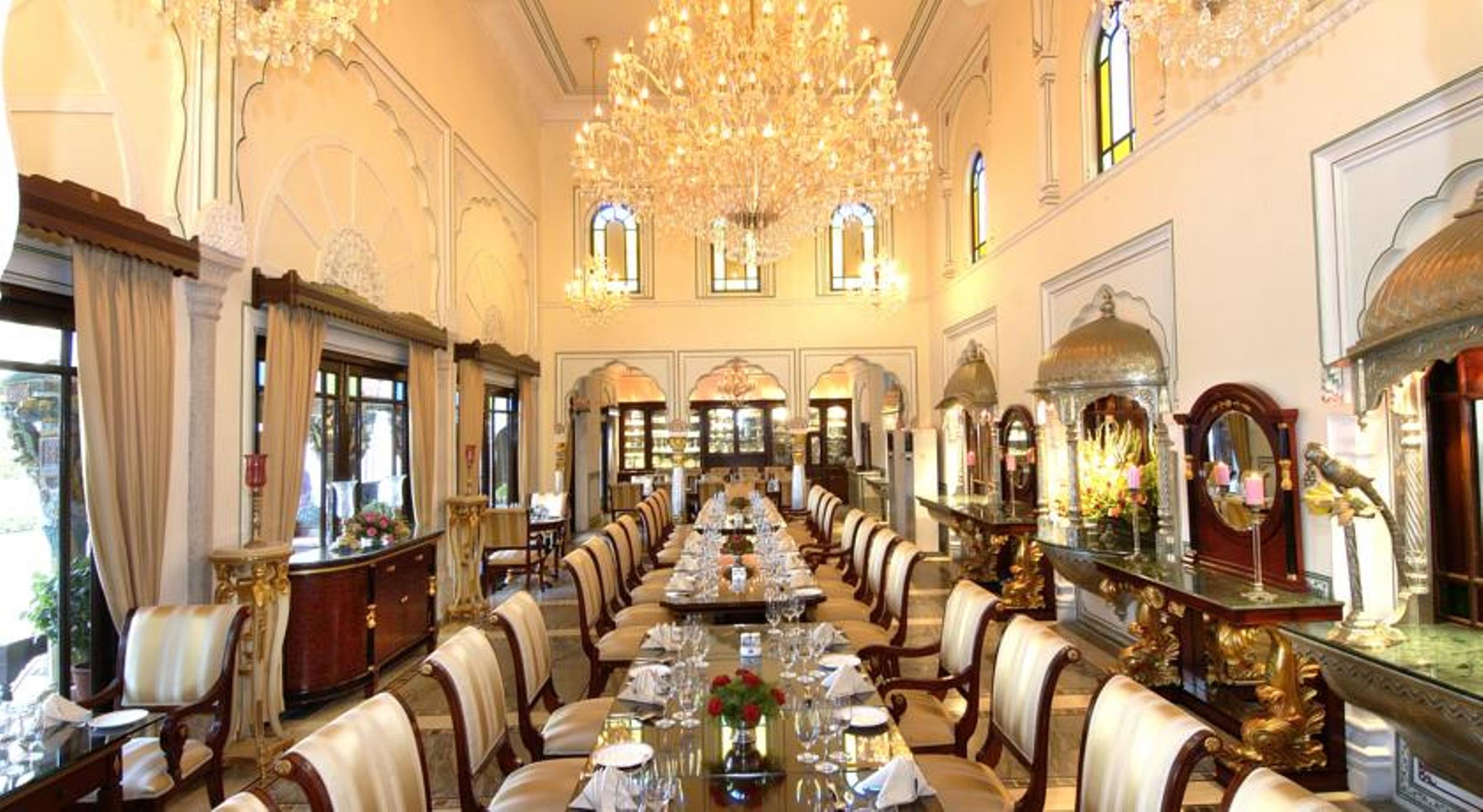 เดอะ ราช พาเลซ  Hotel ชัยปุระ ร้านอาหาร รูปภาพ